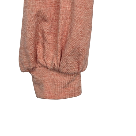 Peach Love Womens Peach Lace Up Front Puff Sleeve Corset Style Top Size Large - Picture 4 of 8